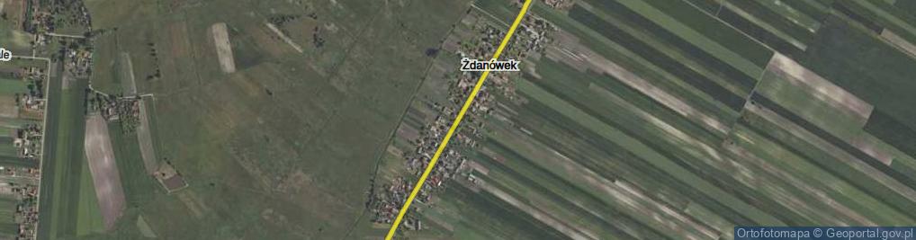 Zdjęcie satelitarne Żdanówek ul.
