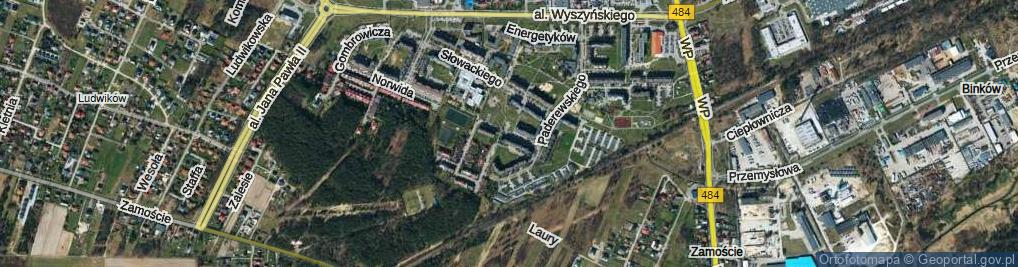 Zdjęcie satelitarne Żeromskiego Stefana ul.