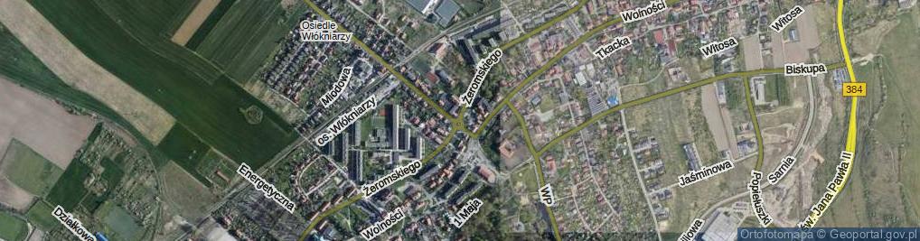 Zdjęcie satelitarne Żeromskiego Stefana ul.