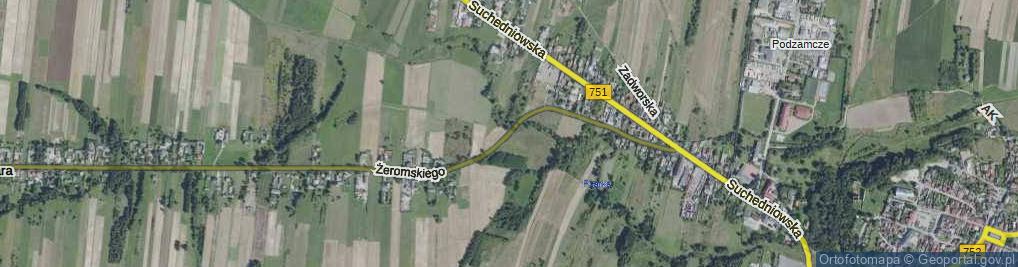Zdjęcie satelitarne Żeromskiego Stefana ul.