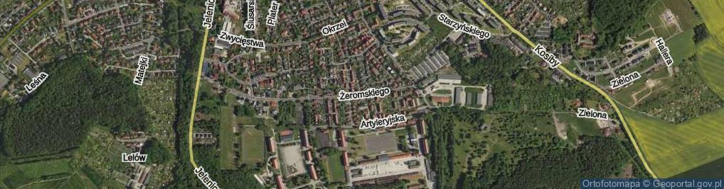 Zdjęcie satelitarne Żeromskiego Stefana ul.