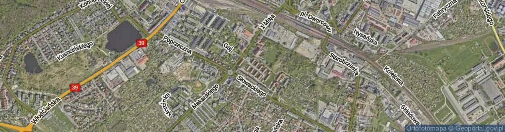 Zdjęcie satelitarne Żeromskiego Stefana ul.