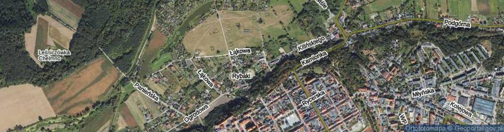 Zdjęcie satelitarne Żeglarska ul.