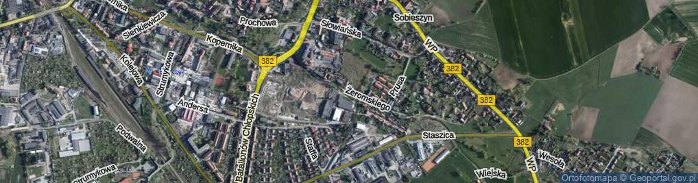 Zdjęcie satelitarne Żeromskiego Stefana ul.