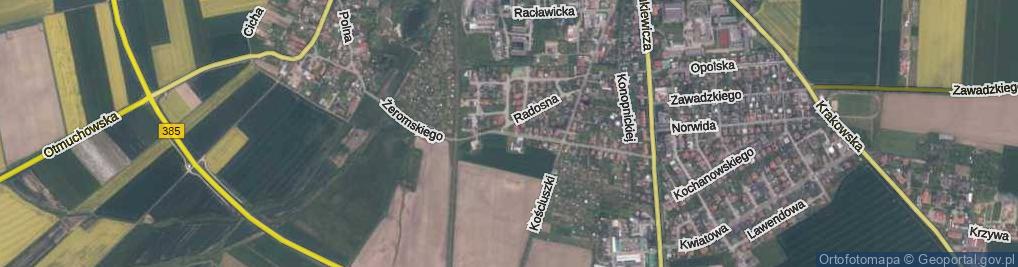 Zdjęcie satelitarne Żeromskiego Stefana ul.