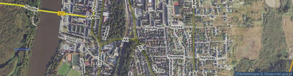 Zdjęcie satelitarne Żeromskiego Stefana ul.