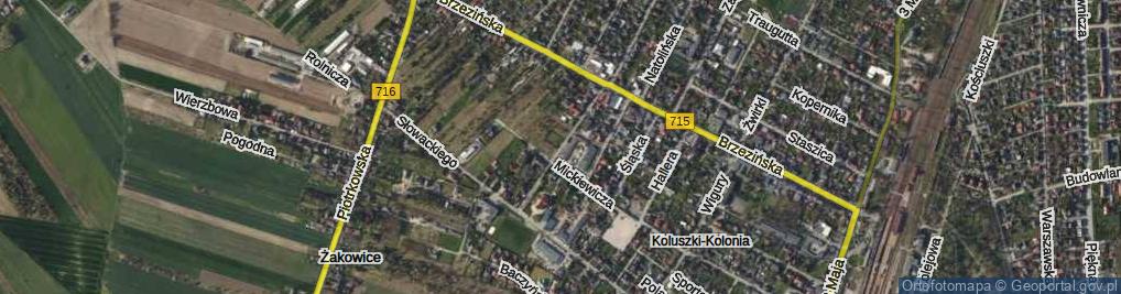 Zdjęcie satelitarne Żeromskiego Stefana ul.