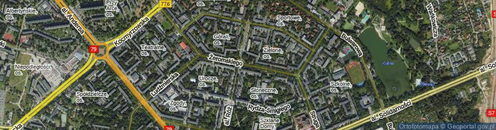 Zdjęcie satelitarne Żeromskiego Stefana ul.