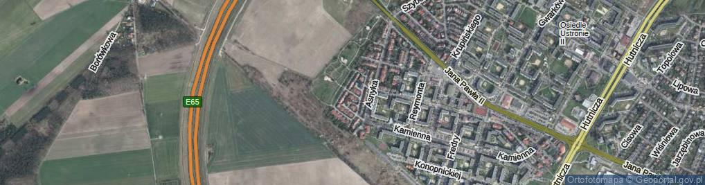 Zdjęcie satelitarne Żeromskiego Stefana ul.