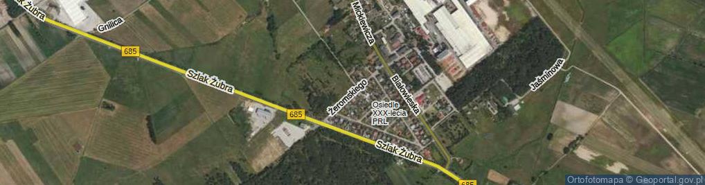 Zdjęcie satelitarne Żeromskiego Stefana ul.