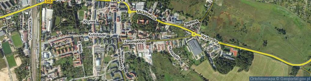 Zdjęcie satelitarne Żeromskiego Stefana ul.