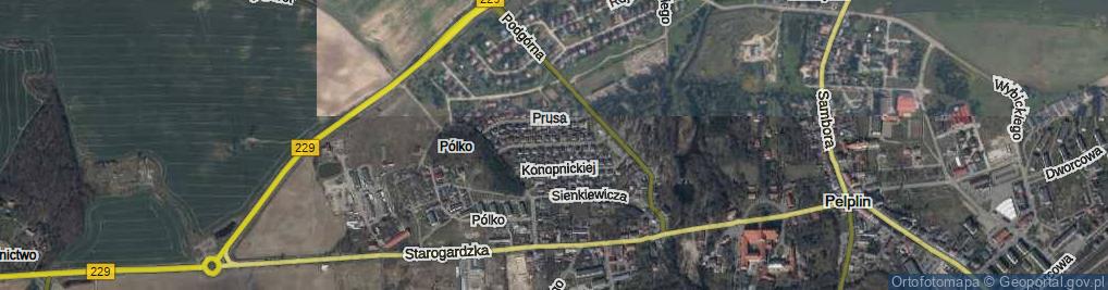 Zdjęcie satelitarne Żeromskiego Stefana ul.