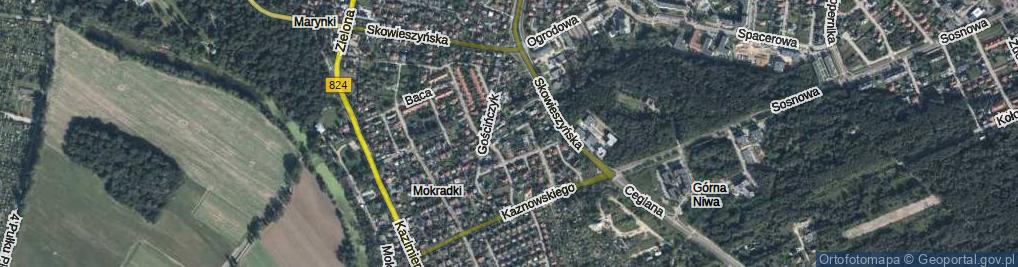 Zdjęcie satelitarne Żebrowskiego Mariana ul.