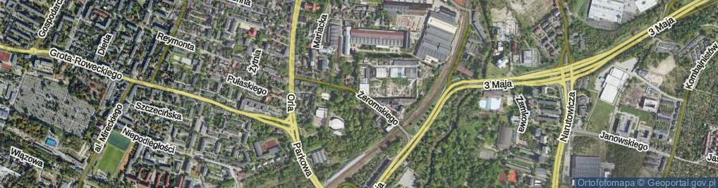Zdjęcie satelitarne Żeromskiego Stefana ul.