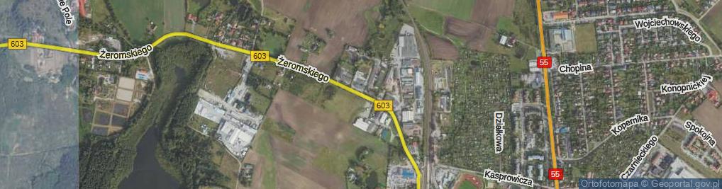 Zdjęcie satelitarne Żeromskiego Stefana ul.