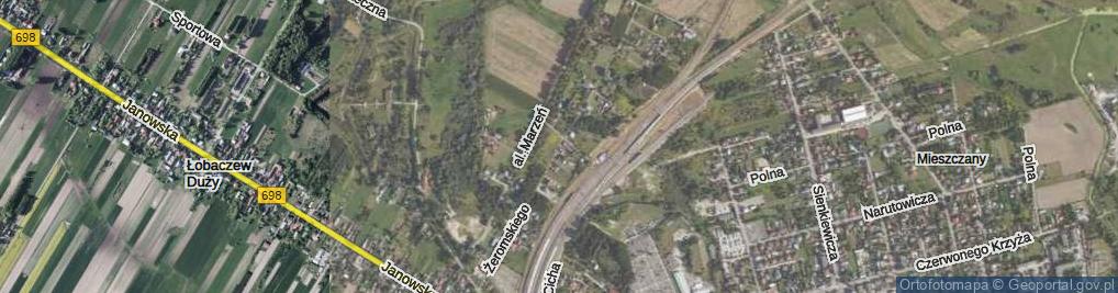 Zdjęcie satelitarne Żeromskiego Stefana ul.