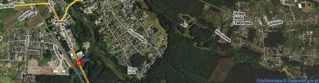 Zdjęcie satelitarne Żeromskiego Stefana ul.