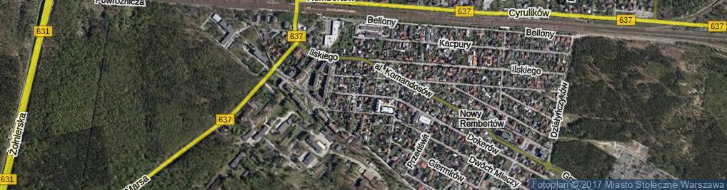 Zdjęcie satelitarne Żeligowskiego Lucjana, gen. ul.