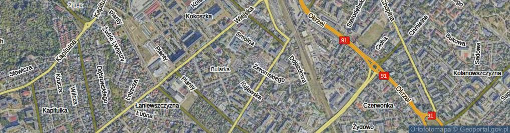Zdjęcie satelitarne Żeromskiego Stefana ul.