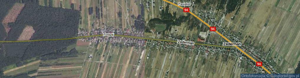 Zdjęcie satelitarne Zederman ul.