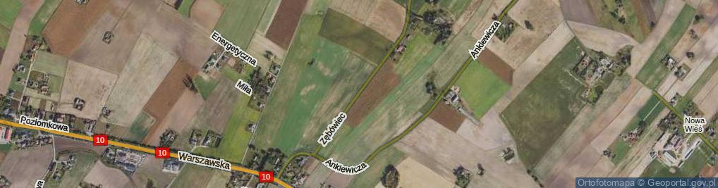 Zdjęcie satelitarne Zębówiec ul.