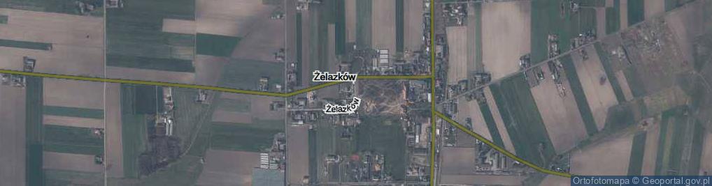 Zdjęcie satelitarne Żelazków ul.