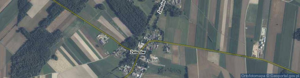 Zdjęcie satelitarne Żelazów ul.