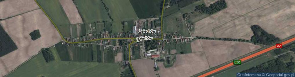 Zdjęcie satelitarne Żelechów ul.
