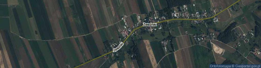 Zdjęcie satelitarne Żeleźniki ul.