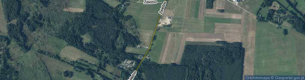 Zdjęcie satelitarne Żeleźno ul.