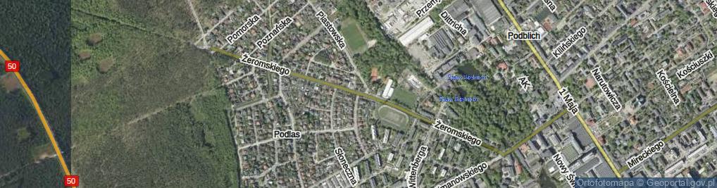 Zdjęcie satelitarne Żeromskiego Stefana ul.