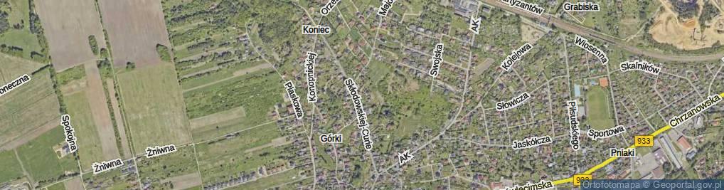 Zdjęcie satelitarne Zgody ul.