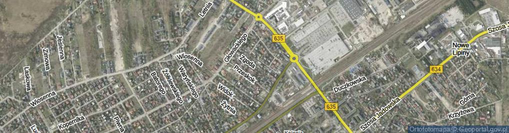 Zdjęcie satelitarne Zgoda ul.