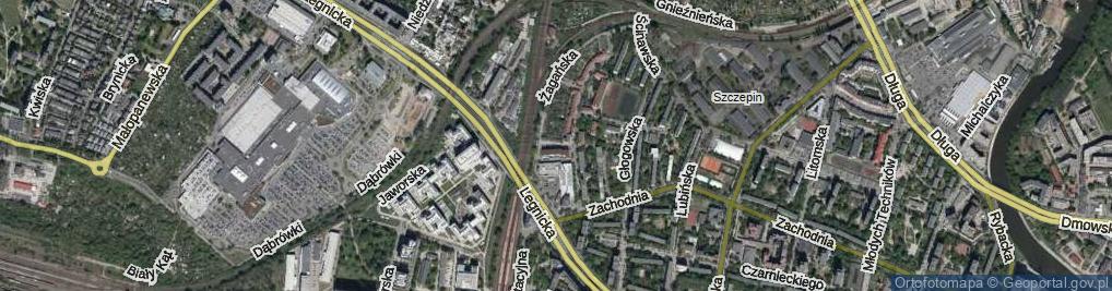 Zdjęcie satelitarne Zgorzelecka ul.