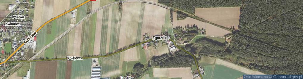 Zdjęcie satelitarne Zgorzelec ul.