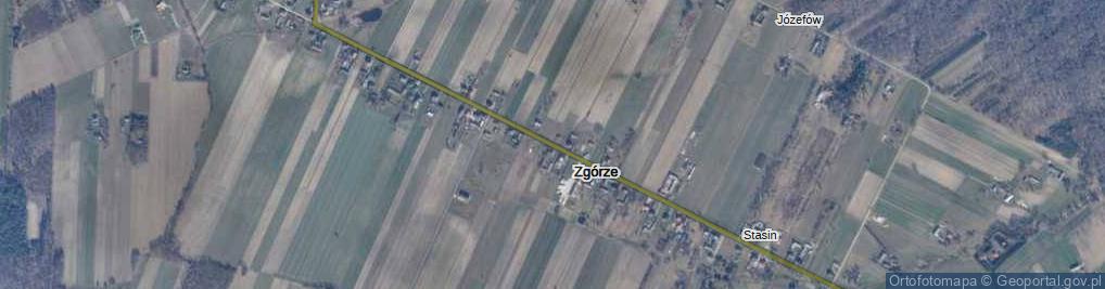 Zdjęcie satelitarne Zgórze ul.