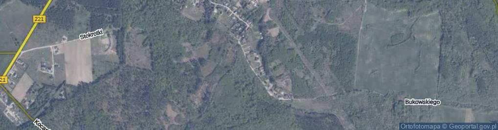 Zdjęcie satelitarne Zielona Dolina ul.