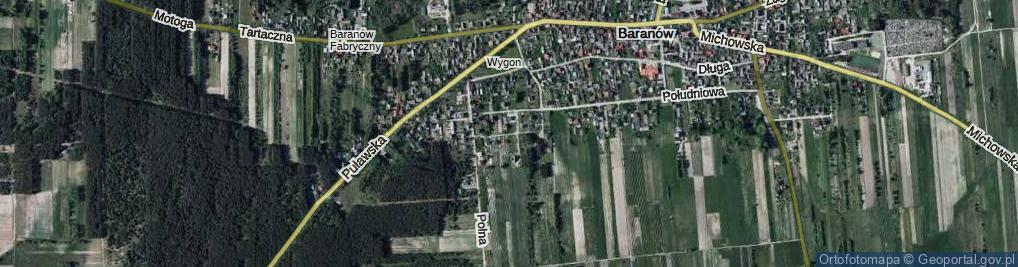 Zdjęcie satelitarne Zielona ul.