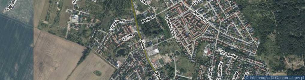 Zdjęcie satelitarne Ziołowa ul.