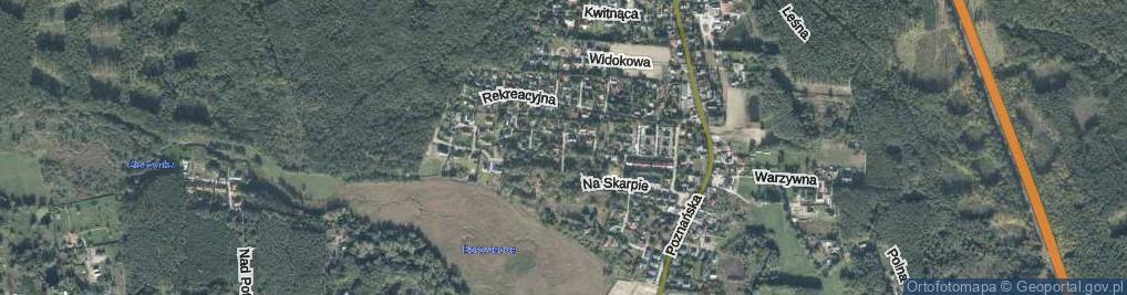 Zdjęcie satelitarne Zielona Dolina ul.