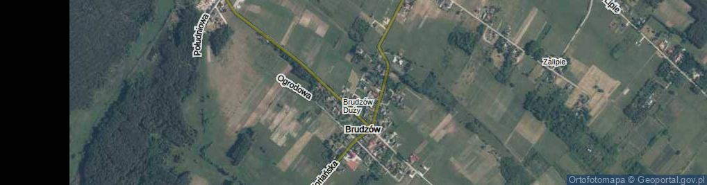 Zdjęcie satelitarne Zielona ul.