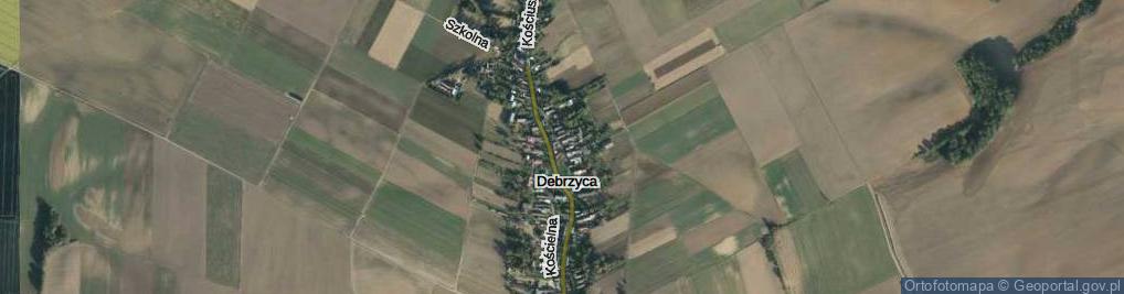 Zdjęcie satelitarne Zielona ul.