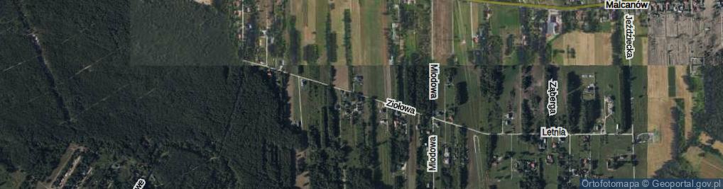 Zdjęcie satelitarne Ziołowa ul.