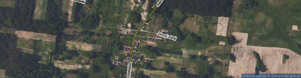 Zdjęcie satelitarne Zielony Zakątek ul.