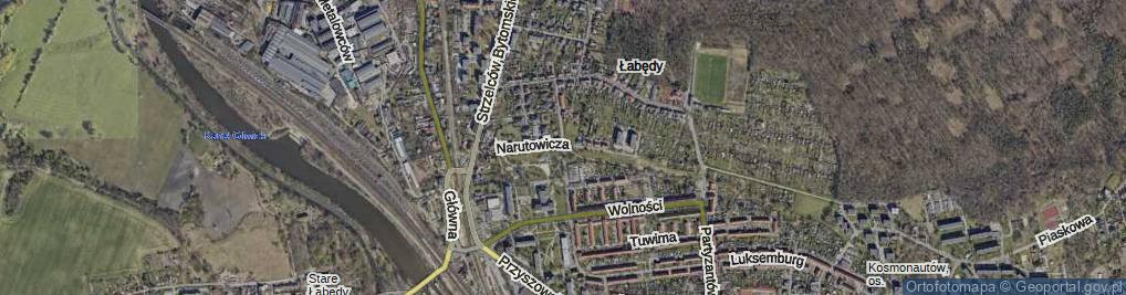 Zdjęcie satelitarne Zielińskiego Józefa ul.