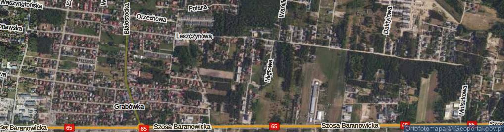 Zdjęcie satelitarne Zielarska ul.