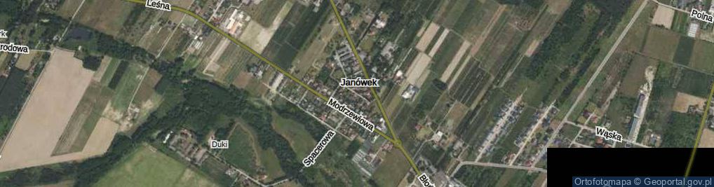 Zdjęcie satelitarne Ziołowa ul.