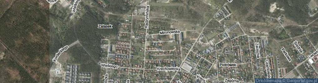 Zdjęcie satelitarne Zieleniecka ul.