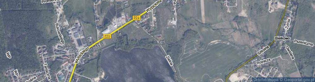 Zdjęcie satelitarne Zielna ul.