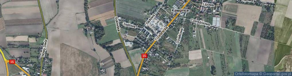 Zdjęcie satelitarne Zielna ul.